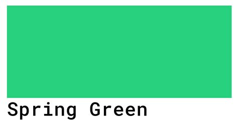 spring green color hex code
