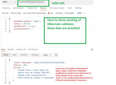 spring hibernate validator example