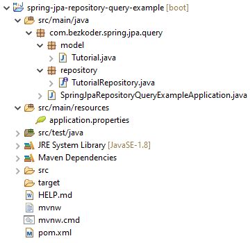 spring repository query example