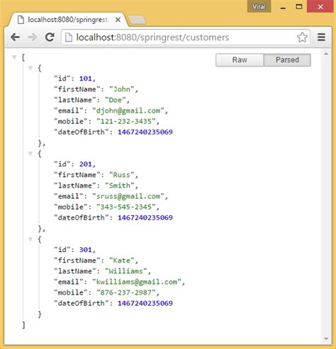 spring rest controller custom json serializer
