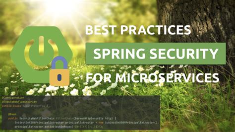 spring security best practices