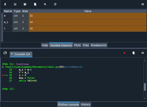 spyder clear variables