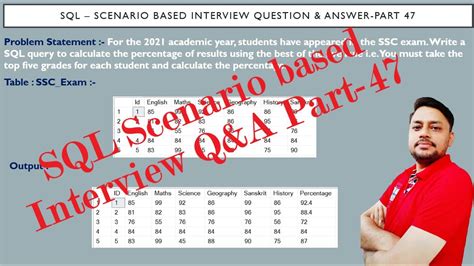 sql interview questions and answers for 5 years experience