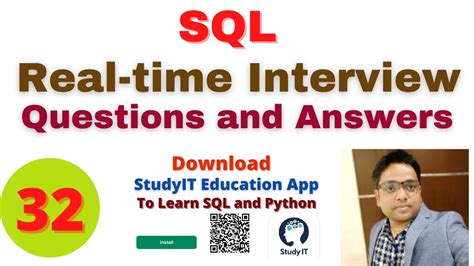 sql interview questions and answers for data engineer
