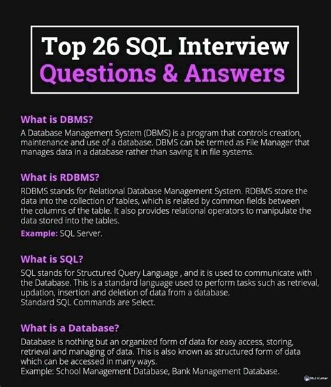 sql interview questions and answers pdf