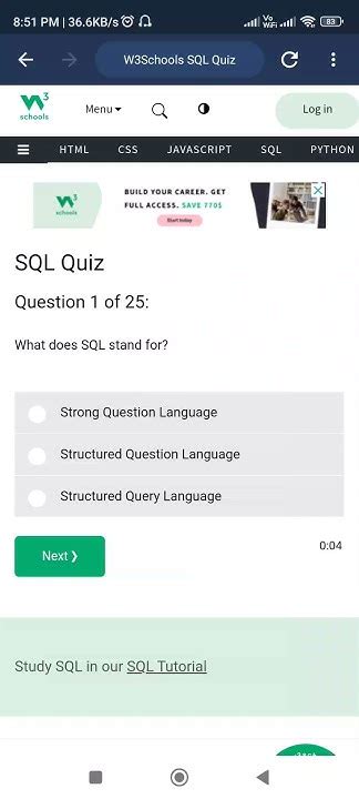 sql interview questions for testers w3schools