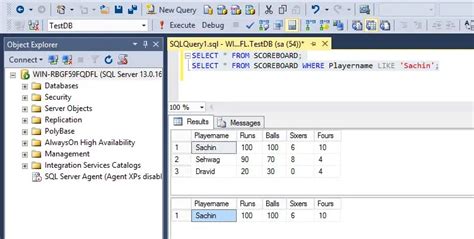 sql like query