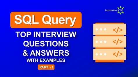 sql query interview questions and answers for testers