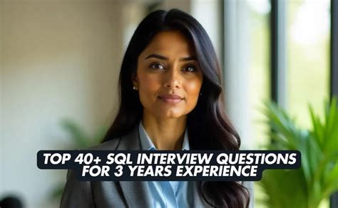sql server 3 years experience interview questions