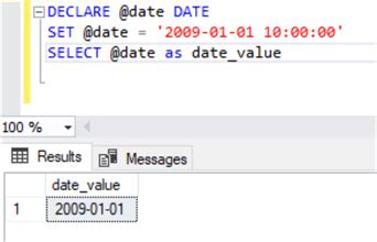 sql server date data type default value