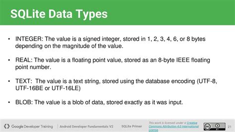sqlite number types
