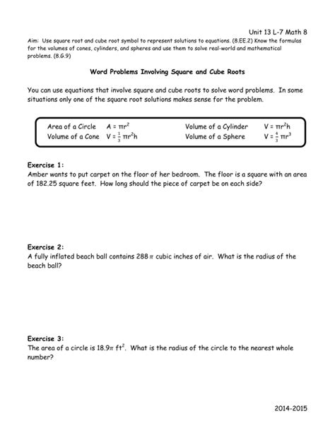 square root application problems