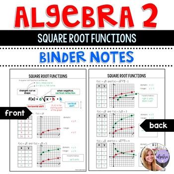 square root function definition algebra 2
