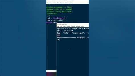 square root in python without built in function