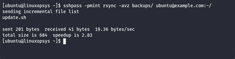 sshpass file descriptor example