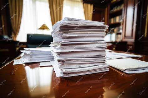 stack of official documents