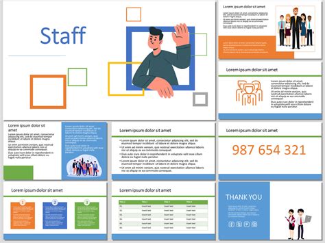 staff presentation template