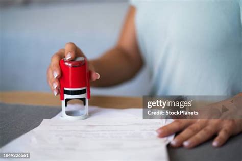Stamping a document