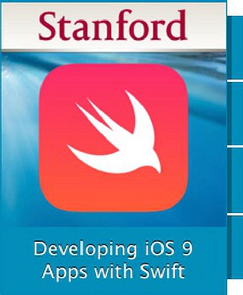stanford developing ios apps with swift