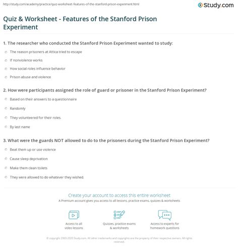 stanford prison experiment summary quizlet