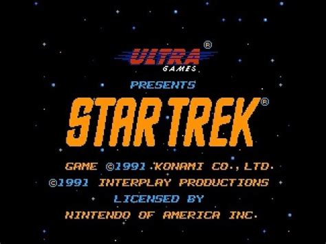 Star Trek Nes Walkthrough