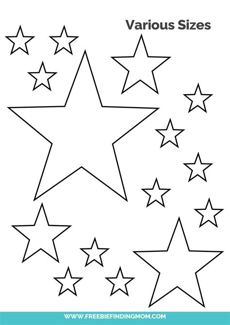 Stars Printable Template