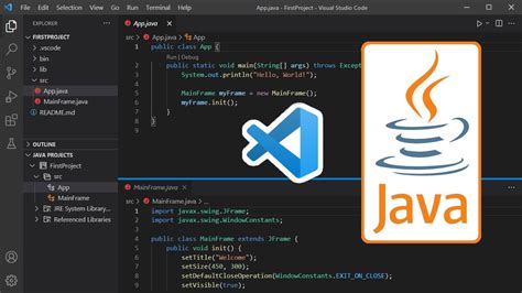 start a new java project in vs code
