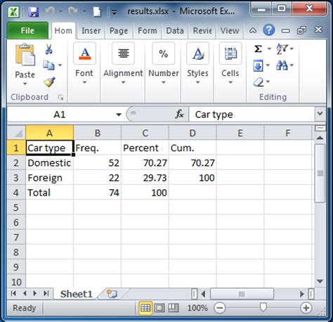 stata export excel first row variable names