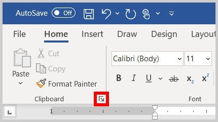 state the use of clipboard in ms word