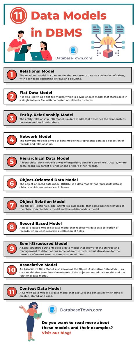 state three types of data model