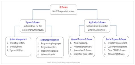 state two types of software