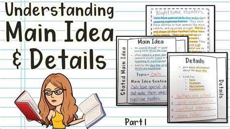 stated main idea examples with answers