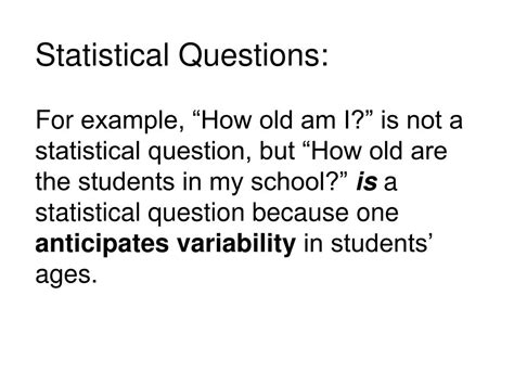 statistical questions examples for students in math
