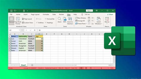 status bar not showing in excel office 365