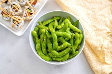 steamed edamame
