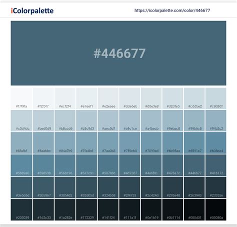 steel blue gray color code