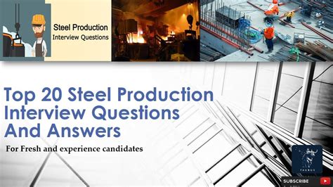 steel fabrication interview questions and answers