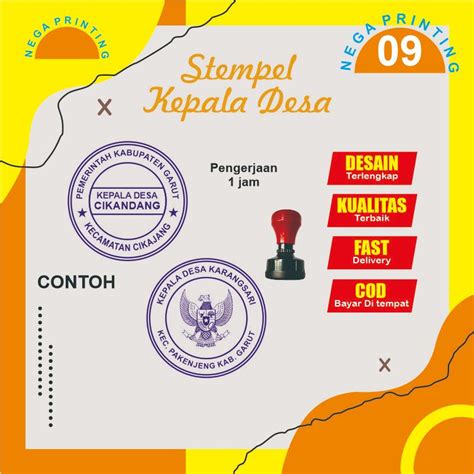 stempel desa