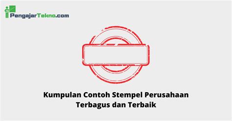 stempel resmi contoh
