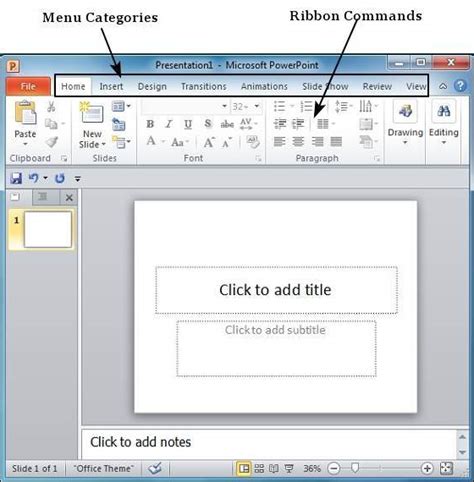 steps in creating a new presentation