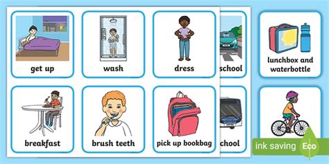 steps to get ready for school