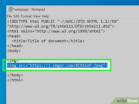 steps to insert image in html