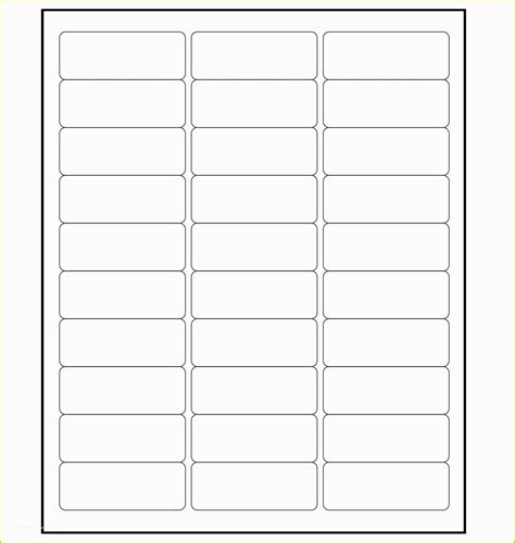 Sticker Template For Printing