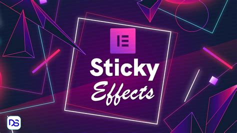 sticky header effects for elementor