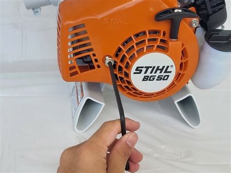 stihl leaf blower bg 50 pull cord replacement