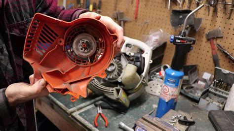 stihl leaf blower pull cord replacement