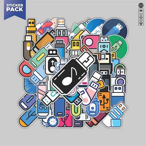 stiker flashdisk