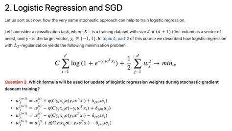 stochastic gradient descent equation