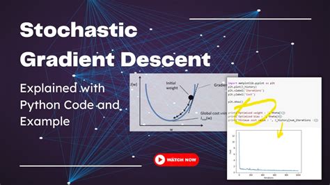 stochastic gradient descent example python