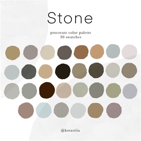 stone color code